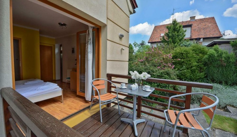 Pension Pod Skalkou Český Krumlov - Malý pokoj s terasou